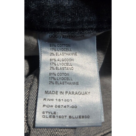 NWT Good American Jeans Good Legs High Rise Button Fly Women’s Size 12/31 - Picture 4 of 7